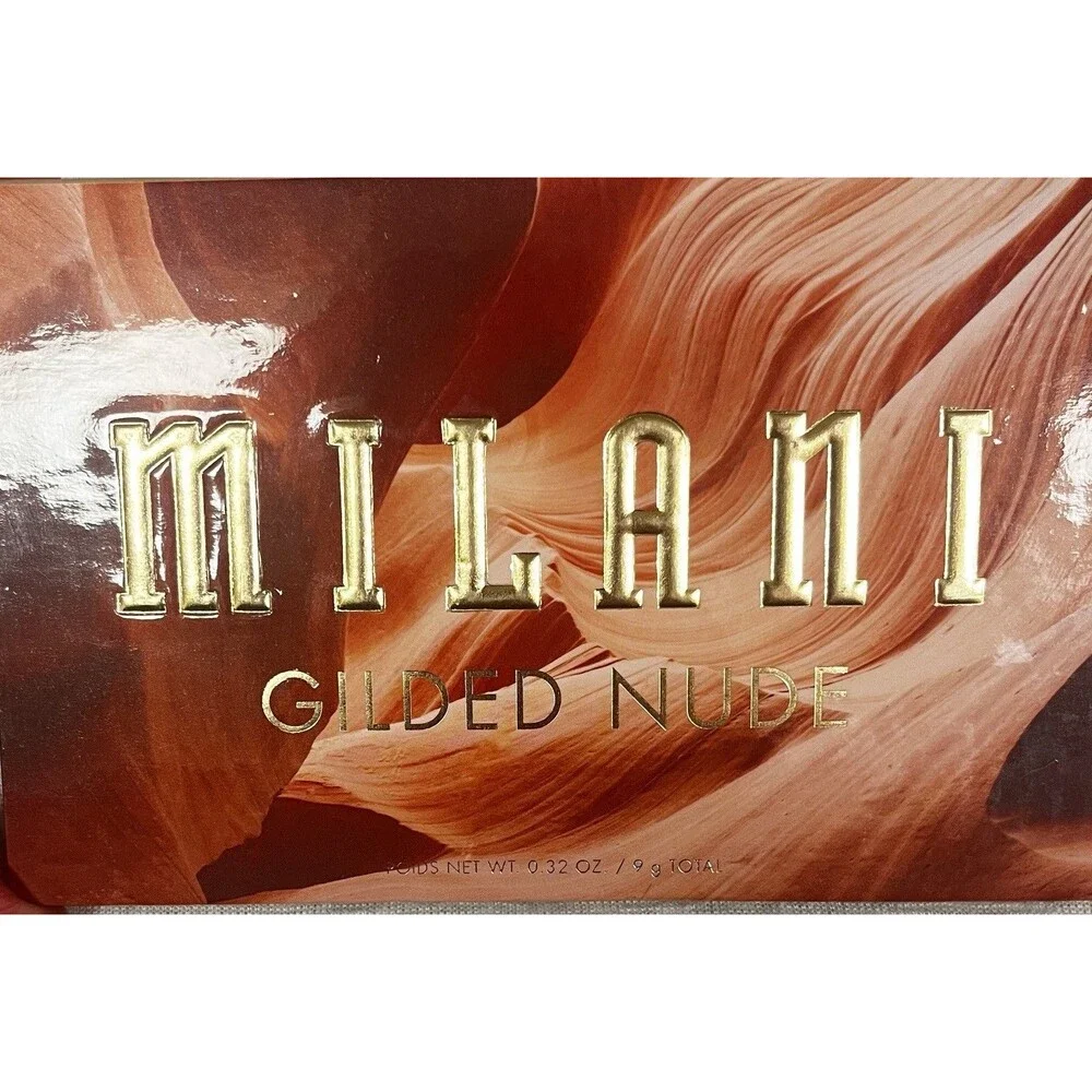 Milani Gilded Nude Hyper-Pigmented Eyeshadow Palette New 15 Colors